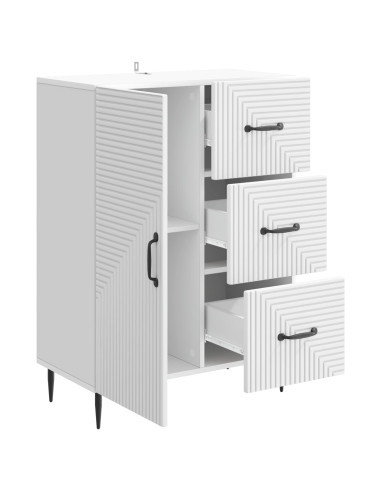Credenza Bianco 66 x 34,5 x 89,5 cm Legno ingegnerizzato