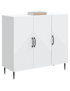 Credenza Bianco 89 x 34,5 x 80 cm Legno ingegnerizzato 2