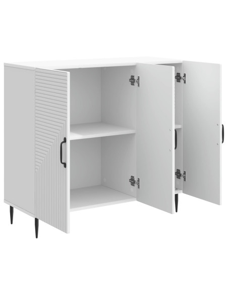 Credenza Bianco 89 x 34,5 x 80 cm Legno ingegnerizzato