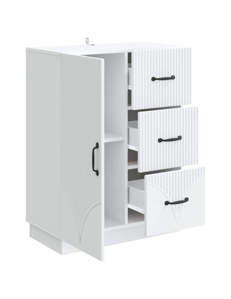 Credenza Bianco 66 x 34,5 x 87 cm Legno ingegnerizzato