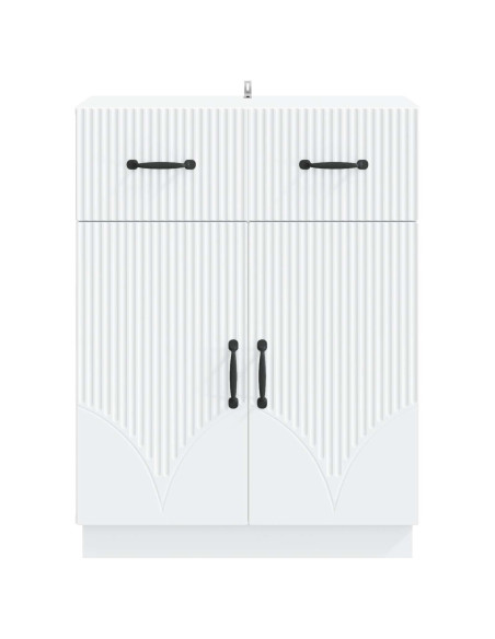Credenza Bianco 66 x 34,5 x 87 cm Legno ingegnerizzato