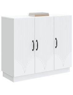 Credenza Bianco 89 x 34,5 x 77 cm Legno ingegnerizzato 2