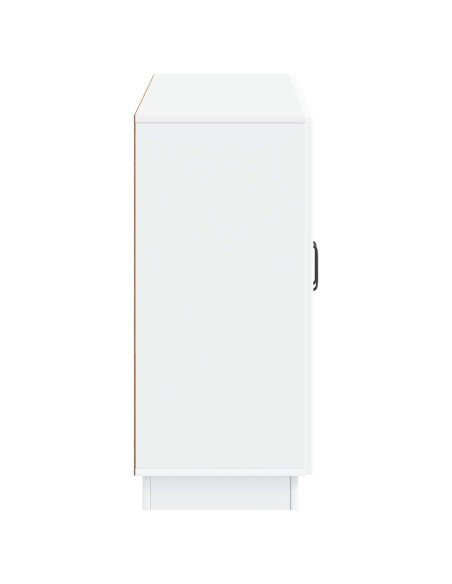 Credenza Bianco 89 x 34,5 x 77 cm Legno ingegnerizzato