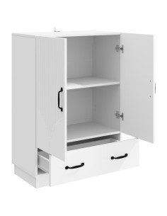 Credenza Bianco 66 x 34,5 x 92 cm Legno ingegnerizzato 2