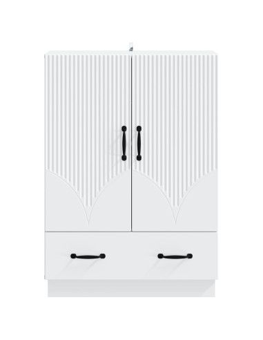 Credenza Bianco 66 x 34,5 x 92 cm Legno ingegnerizzato