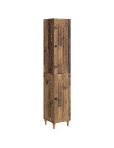 Set di armadi 2 pcs Legno antico Legno ingegnerizzato