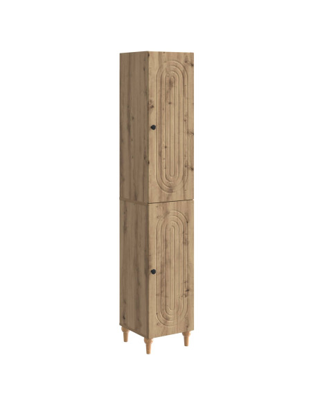 Set di armadi 2 pcs Rovere Artigianale Legno ingegnerizzato