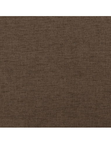 Poggiapiedi Marrone 45x29,5x35 cm in Tessuto