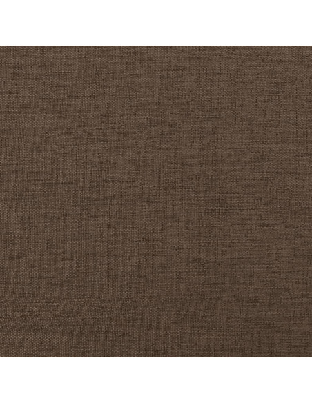Poggiapiedi Marrone 45x29,5x35 cm in Tessuto