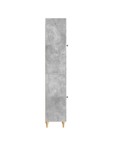 Set di armadi 2 pcs Grigio Cemento Legno ingegnerizzato