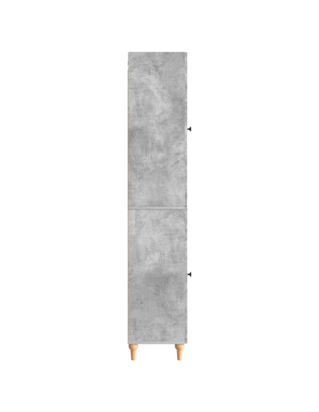 Set di armadi 2 pcs Grigio Cemento Legno ingegnerizzato