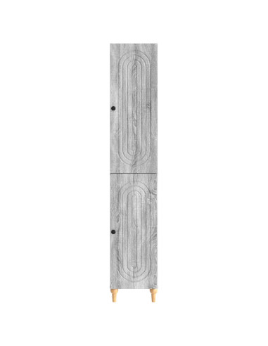 Set di armadi 2 pcs Sonoma grigio Legno ingegnerizzato