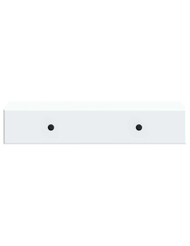 Tavolino da Parete Laterale Bianco 87,5 x 34,5 x 17 cm
