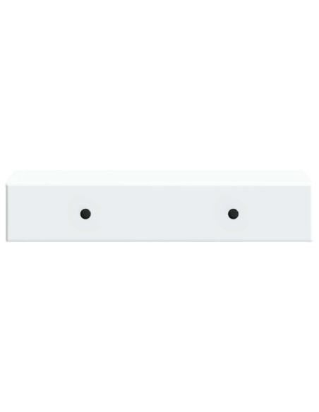 Tavolino da Parete Laterale Bianco 87,5 x 34,5 x 17 cm