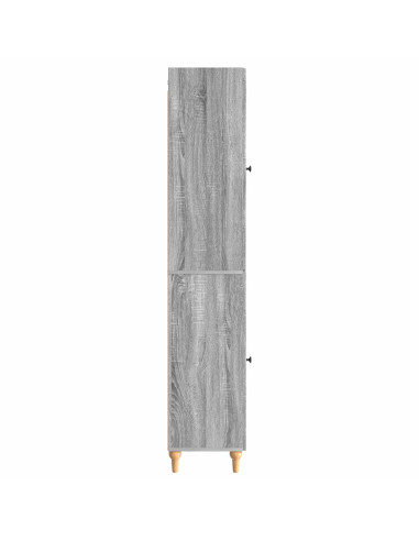Set di armadi 2 pcs Sonoma grigio Legno ingegnerizzato