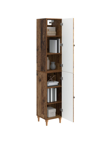 Set di armadi 2 pcs Legno antico Legno ingegnerizzato