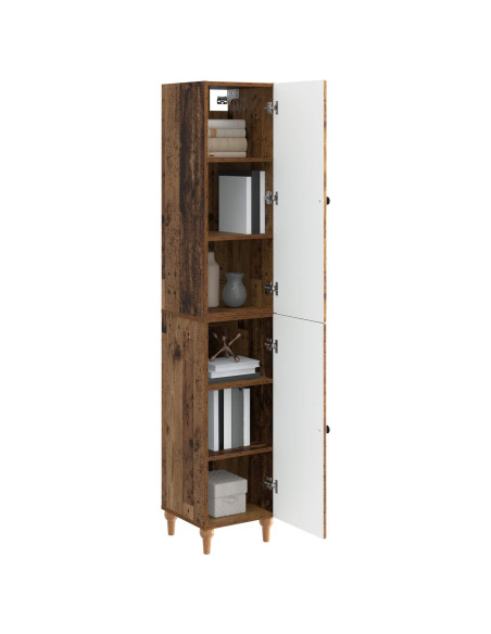 Set di armadi 2 pcs Legno antico Legno ingegnerizzato