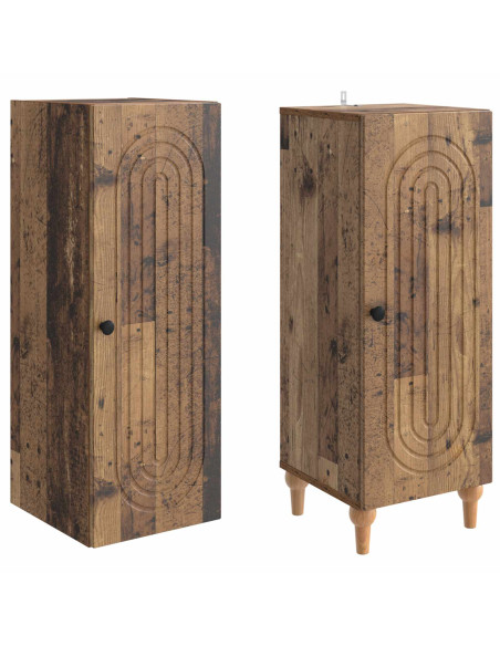 Set di armadi 2 pcs Legno antico Legno ingegnerizzato