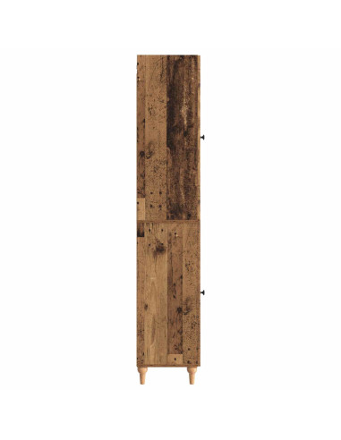 Set di armadi 2 pcs Legno antico Legno ingegnerizzato