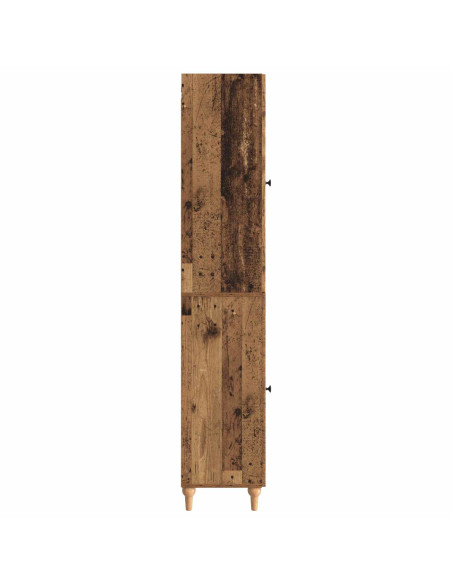 Set di armadi 2 pcs Legno antico Legno ingegnerizzato