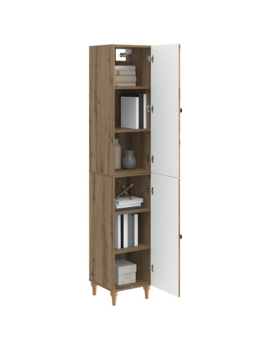 Set di armadi 2 pcs Rovere Artigianale Legno ingegnerizzato