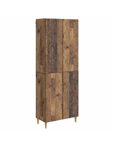 Set di armadi 2 pcs Legno antico Legno ingegnerizzato