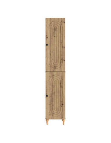 Set di armadi 2 pcs Rovere Artigianale Legno ingegnerizzato