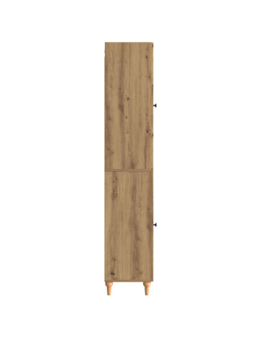 Set di armadi 2 pcs Rovere Artigianale Legno ingegnerizzato