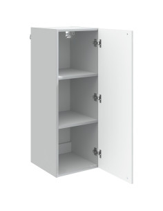 Mobiletto a muro Bianco 33 x 34,5 x 90 cm Legno ingegnerizzato 2
