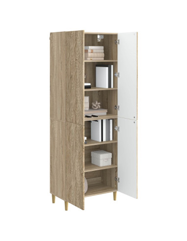Set di armadi 2 pcs Rovere Sonoma Legno ingegnerizzato