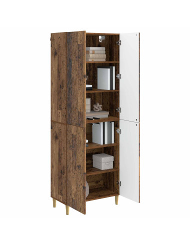 Set di armadi 2 pcs Legno antico Legno ingegnerizzato