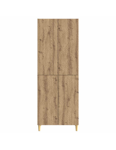 Set di armadi 2 pcs Rovere Artigianale Legno ingegnerizzato