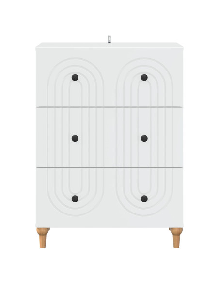 Mobile con Cassetti Bianco 66 x 34,5 x 90 cm