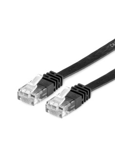 CAVO RETE UTP CAT.6A 3MT FLAT NERO NO SCHERMATO PER DATA CENTER