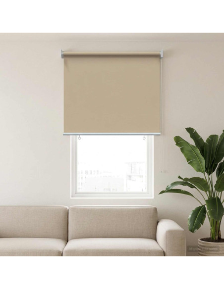 Voletta a rullo con protezione UV Beige 80 x 140 cm Poliestere