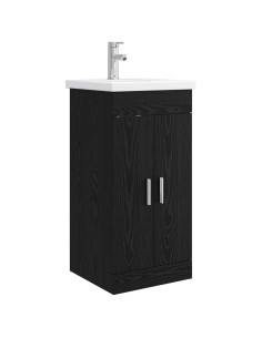 Mobile da bagno con lavabo Rovere Nero 42 x 40 x 84,5 cm