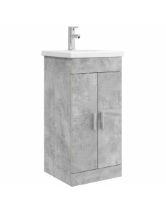 Mobile da bagno con lavabo Grigio Cemento 42 x 40 x 84,5 cm