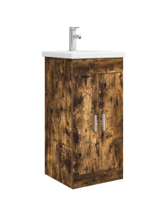 Mobile da bagno con lavabo Rovere Fumo 42 x 40 x 84,5 cm