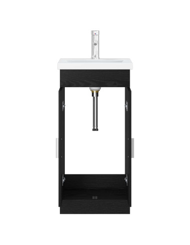 Mobile da bagno con lavabo Rovere Nero 42 x 40 x 84,5 cm