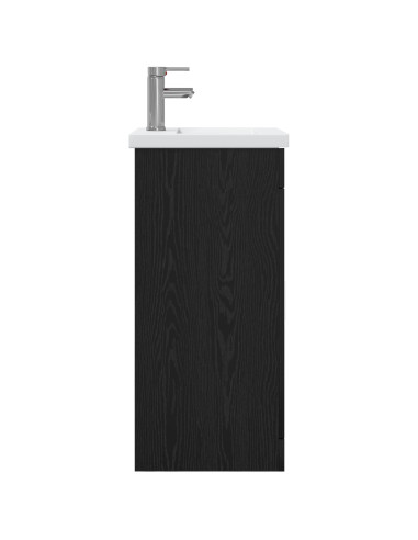 Mobile da bagno con lavabo Rovere Nero 42 x 40 x 84,5 cm