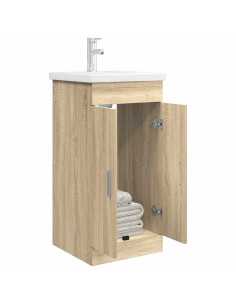Mobile da bagno con lavabo Rovere Sonoma 42 x 40 x 84,5 cm 2