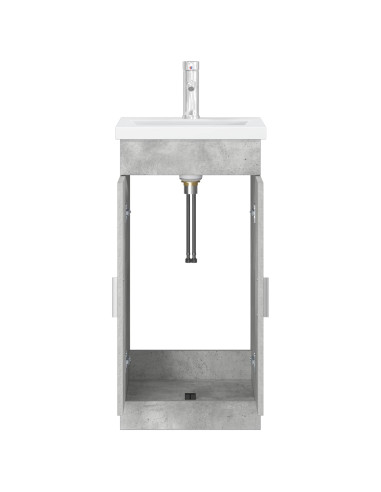 Mobile da bagno con lavabo Grigio Cemento 42 x 40 x 84,5 cm