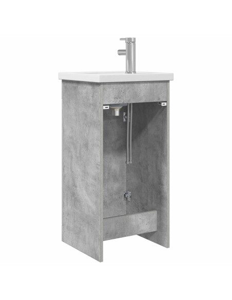 Mobile da bagno con lavabo Grigio Cemento 42 x 40 x 84,5 cm