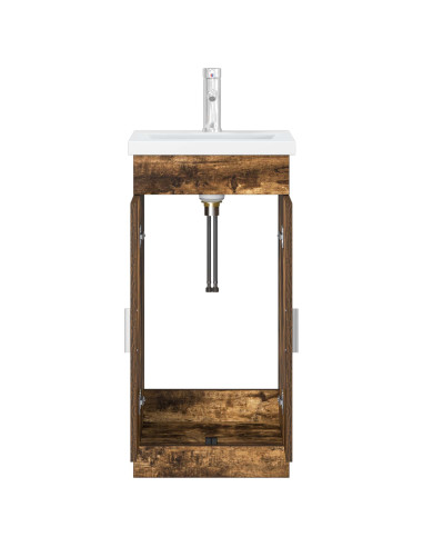 Mobile da bagno con lavabo Rovere Fumo 42 x 40 x 84,5 cm