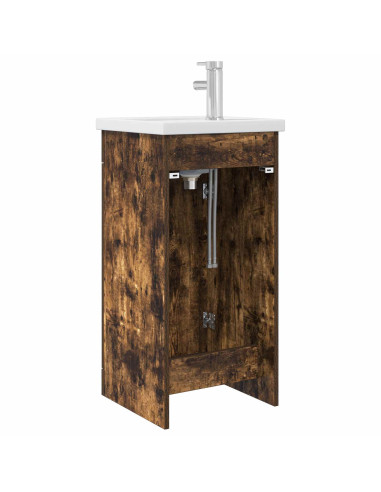 Mobile da bagno con lavabo Rovere Fumo 42 x 40 x 84,5 cm