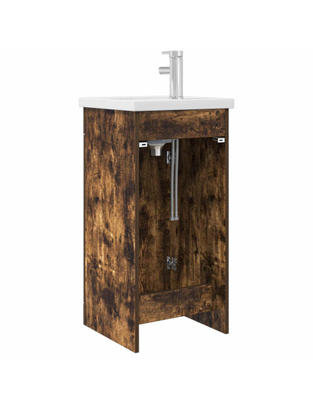 Mobile da bagno con lavabo Rovere Fumo 42 x 40 x 84,5 cm