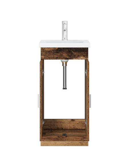 Mobile da bagno con lavabo Legno antico 42 x 40 x 84,5 cm