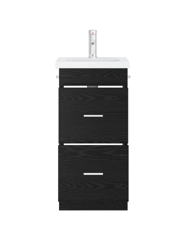 Mobile da bagno con lavabo Rovere Nero 42 x 40 x 84,5 cm