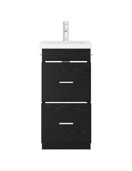 Mobile da bagno con lavabo Rovere Nero 42 x 40 x 84,5 cm