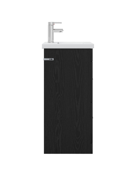 Mobile da bagno con lavabo Rovere Nero 42 x 40 x 84,5 cm